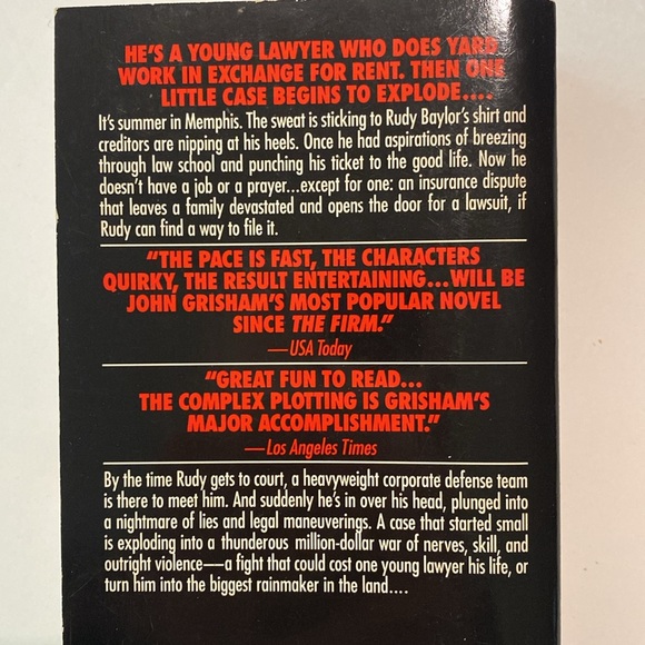 3 John Grisham Paperback Novels Books The Chamber The Rainmaker The Brethren - Picture 9 of 16